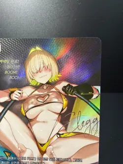 NIKKE Nivel Arena Special Booster 13 Ghost SB01-025 SPR Signed Korean NM - Image 3