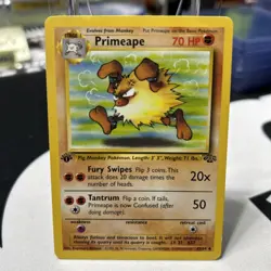 💎Pokemon Card 1999 Jungle Set Primeape 43/64 1st Edition - Image 1