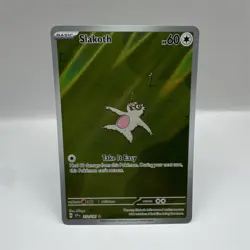 Pokemon Slakoth 212/197 SV08: Surging Sparks Common Reverse Holo HP 60 - Image 1