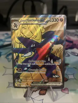 Pokemon TCG Cynthia's Garchomp EX 215/182, NM-Ultra Rare, Destined Rivals - Image 3