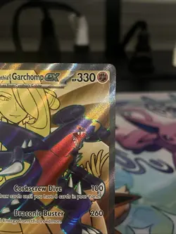 Pokemon TCG Cynthia's Garchomp EX 215/182, NM-Ultra Rare, Destined Rivals - Image 4