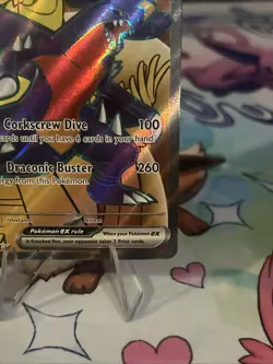 Pokemon TCG Cynthia's Garchomp EX 215/182, NM-Ultra Rare, Destined Rivals - Image 5