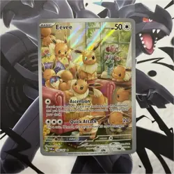 Eevee 188/167 Sv06 Twilight Masquerade Illustration Rare Holo Pokemon TCG - Image 1