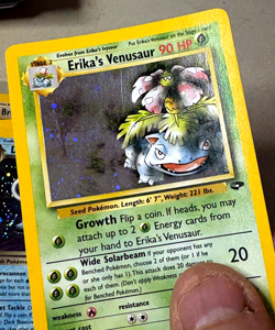 Erika's Venusaur 4/132 Gym Challenge Holo Rare LP/MP Pokemon TCG - Image 3