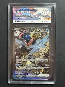 Greninja ex SVP 132 Shrouded Fable Promo ACE 10 Pokemon - Image 1