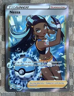 Pokemon Nessa TG27/TG30 Lost Origin Trainer Gallery English Card - Image 1