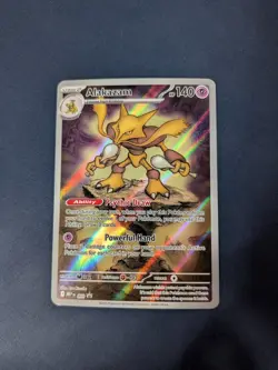 Pokemon TCG - Alakazam 009 Black Star Promo Mega Evolution - NEAR MINT - Image 1