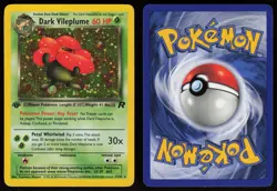 Dark Vileplume 13/82 Rare Team Rocket Holo 1st Edition Pokemon - Image 3