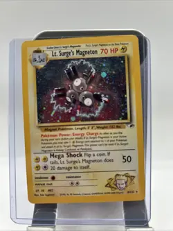 Lt. Surge Magneton Holo Rare 8/132 Pokemon Gym Heroes DMG Damage! Fast Shipping! - Image 1