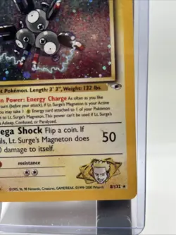 Lt. Surge Magneton Holo Rare 8/132 Pokemon Gym Heroes DMG Damage! Fast Shipping! - Image 3