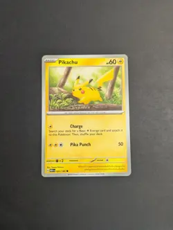Pikachu 025/165 Pokemon Together 151 Stamped Promo - Image 1