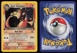 Dark Charizard 4/82 Rare Team Rocket Holo 1st Edition Pokemon - Image 3