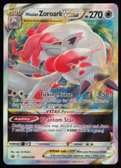2022 Sword and Shield Promo Zoroark Vstar VSTAR/Rare Holo VSTAR #SWSH298 - Image 1