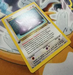 Pokemon Ditto 18/62 - Fossil - 1st Edition - Non-Holo - Vintage WOTC - Image 4