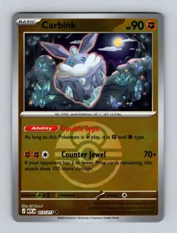 Pokemon TCG - Ascended Heroes - (Love Ball Reverse Holo) - Carbink - 117/217 - Image 1