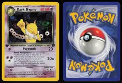 Dark Hypno 9/82 Rare Team Rocket Holo 1st Edition Pokemon - Image 3