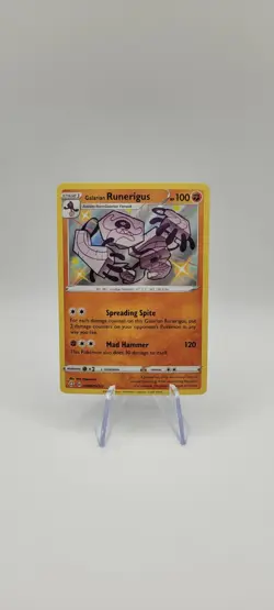 Pokemon TCG: Galarian Runerigus SV066/SV122 - Shining Fates - Shiny Holo - NM/M - Image 1