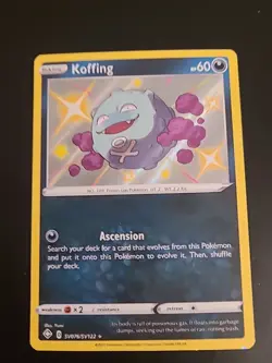 Koffing SV076/SV122 Shining Fates: Shiny Vault Holo Rare Pokemon TCG NM - Image 1