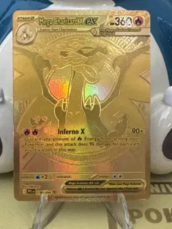 Pokemon Phantasmal Flames Mega Charizard X EX #130/094 Lightly Played - Image 1
