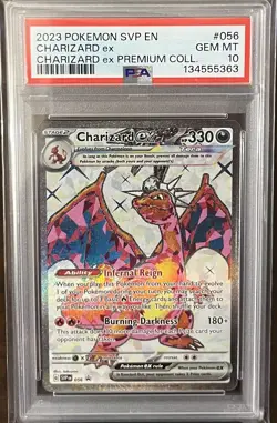 2023 POKEMON SVP EN SV BLACK STAR PROMO #056 CHARIZARD EX PSA 10 🔥 - Image 2