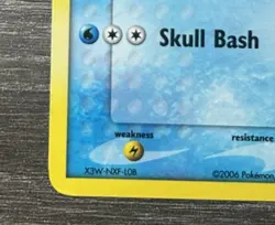 Pokemon TCG Squirtle 63/100 Crystal Guardians Reverse Holo - Image 2