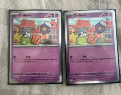 2X Drifloon 005 Me: Mega Evolution Promo Cosmos Holo Pokemon, Tcg - Get Both - Image 1