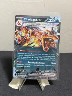 Charizard ex 054/091 Double Rare Paldean Fates Pokemon Near Mint - Image 1