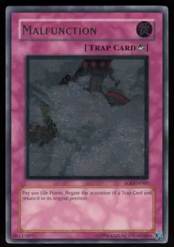 Malfunction SOI-EN060 Ultimate Rare Shadow of Infinity Unlimited Yu-Gi-Oh - Image 1