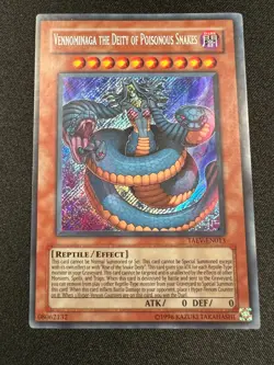 Yu-Gi-Oh! Vennominaga the Deity of Poisonous Snakes (LP) TAEV-EN013 - Image 1