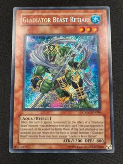 Yu-Gi-Oh! Gladiator Beast Retiari (LP) CSOC-EN086 Crossroads of Chaos - Image 1