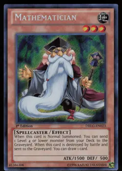 Mathematician DRLG-EN023 Secret Rare Dragons of Legend 1st Edition Yu-Gi-Oh - Image 1