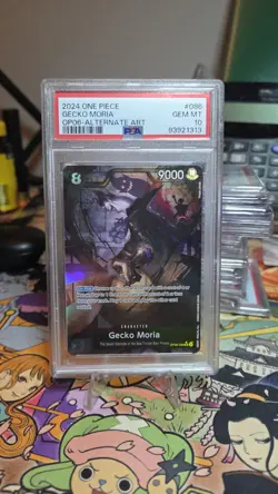 Gecko Moria (086) (Alternate Art) OP06-086 Wings of the Captain PSA 10 - Image 1