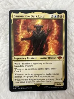 MTG Card Sauron, the Dark Lord Universes Beyond the Lord of the Rings Tales of - Image 1