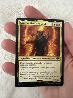 MTG Card Sauron, the Dark Lord Universes Beyond the Lord of the Rings Tales of - Image 2