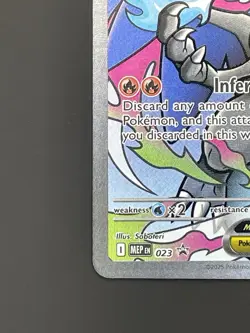 Pokemon Mega Charizard X ex 023 Me Mega Evolution Black Star Promo Holo NM - Image 4
