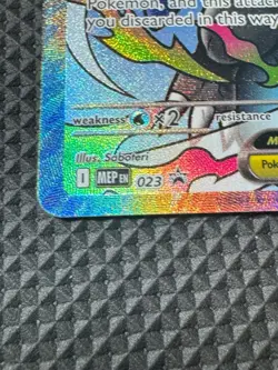 Pokemon Mega Charizard X ex 023 Me Mega Evolution Black Star Promo Holo NM - Image 3