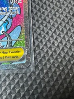 Pokemon Mega Charizard X ex 023 Me Mega Evolution Black Star Promo Holo NM - Image 3