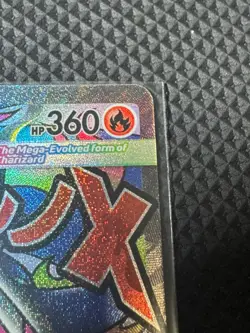 Pokemon Mega Charizard X ex 023 Me Mega Evolution Black Star Promo Holo NM - Image 4