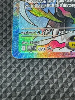 Pokemon Mega Charizard X ex 023 Me Mega Evolution Black Star Promo Holo NM - Image 2