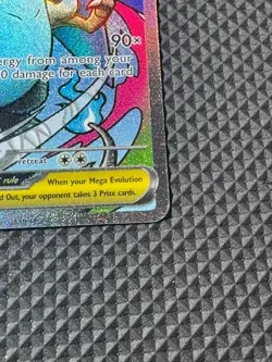 Pokemon Mega Charizard X ex 023 Me Mega Evolution Black Star Promo Holo NM - Image 2