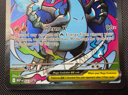 Pokemon Mega Charizard X ex 023 Me Mega Evolution Black Star Promo Holo NM - Image 3