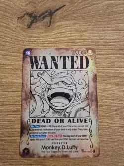 Monkey.D.Luffy (Wanted Poster) OP05-119 Emperors in the New World Gorgeous holo - Image 5
