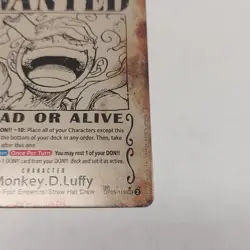 Monkey.D.Luffy (Wanted Poster) - Emperors in the New World (OP09) OP05-119 NM - Image 4