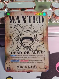 Monkey.D.Luffy (Wanted Poster) OP05-119 Emperors in the New World Foil - PROXY - Image 1