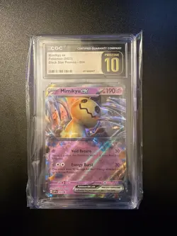 Mimikyu ex Black Star Promo #004- CGC Pristine 10 Gold Label- Pokemon TCG - Image 1