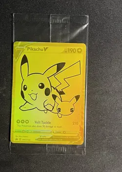 SEALED Pikachu V SWSH145 Celebrations Black Star Promo Gold NM Pokemon TCG RARE - Image 1