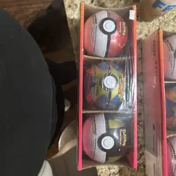 Pokemon TCG Pokeball Tins - 2020 Costco Packs - 3 pack sealed - Image 1
