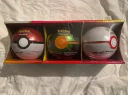 Pokemon TCG Pokeball Tins - 2020 Costco Packs - 3 pack sealed - Image 1