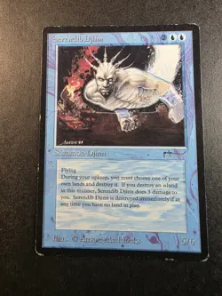 Serendib Djinn Arabian Nights MTG Magic the Gathering 1993 - Image 1