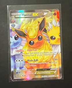 Pokemon Flareon EX Full Art RC28/RC32 Generations Ultra Rare Holo DMG - Image 1